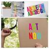 JEWEDECO 6 Sheets Self-Adhesive Vinyl Letter Stickers view 4