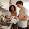 Dish Cloths Made from Wood Pulp-Cotton view 3