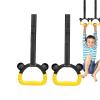 Calisthenics Gymnastics Rings, Pair, Adjustable Trapeze Bar Set view 1