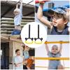Calisthenics Gymnastics Rings, Pair, Adjustable Trapeze Bar Set view 4