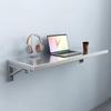Folding Stainless Steel Wall Table, Floating Desk, 80 x 20 cm (32 x 8 in) view 1