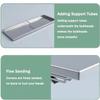 Folding Stainless Steel Wall Table, Floating Desk, 80 x 20 cm (32 x 8 in) view 3