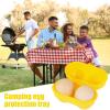 2-Piece Egg Holder - Portable Egg Container for 2 Eggs with Shock Protection view 4