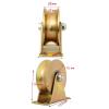 U-Shaped Pulley, Steel Pulley Block, Grooved Pulley for Scaffolding and Construction (5" U-Type, 500 kg Load) view 2