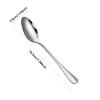 Serving Teaspoon - Metal Coffee Spoon view 4