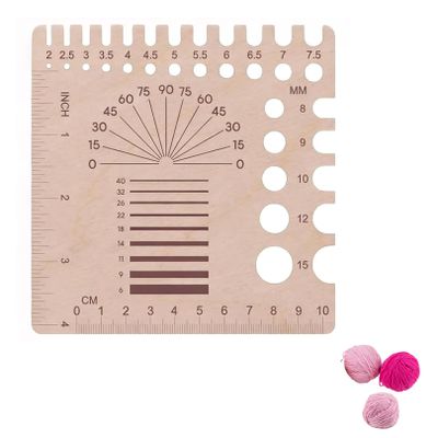 Knitting Needle Gauge
