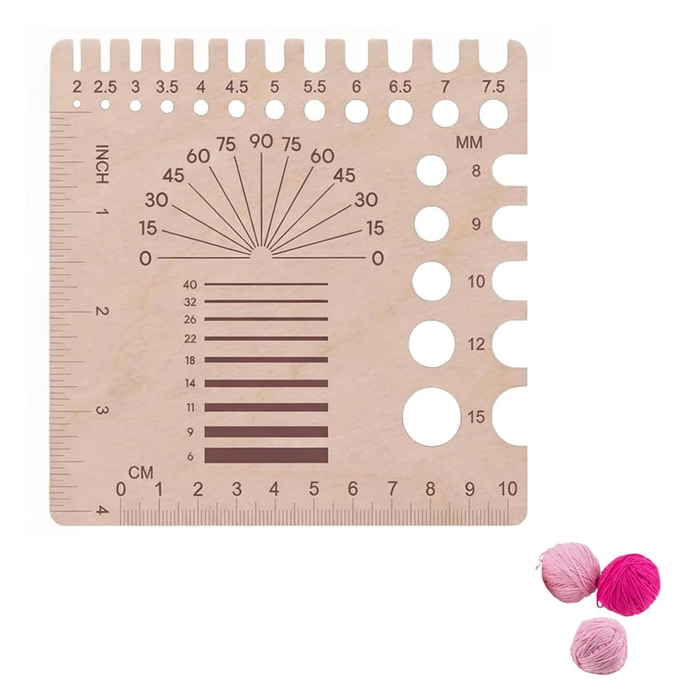 Knitting Needle Gauge
