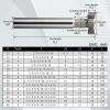 1pc 12–60mm Tungsten Steel T-Slot Cutter, Carbide Extended Straight-Shank Router Bit view 2
