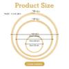 3-Piece Bamboo Embroidery Hoop Set view 2