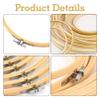 3-Piece Bamboo Embroidery Hoop Set view 3
