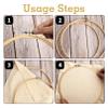 3-Piece Bamboo Embroidery Hoop Set view 4