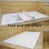 LMMIAOZ Folding PVC Bathtub Cover and Storage Tray view 3