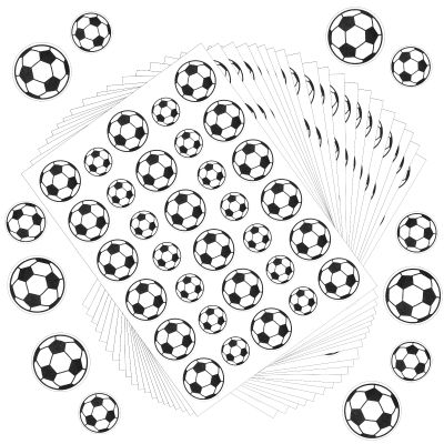 JJUNW 640 Soccer Stickers