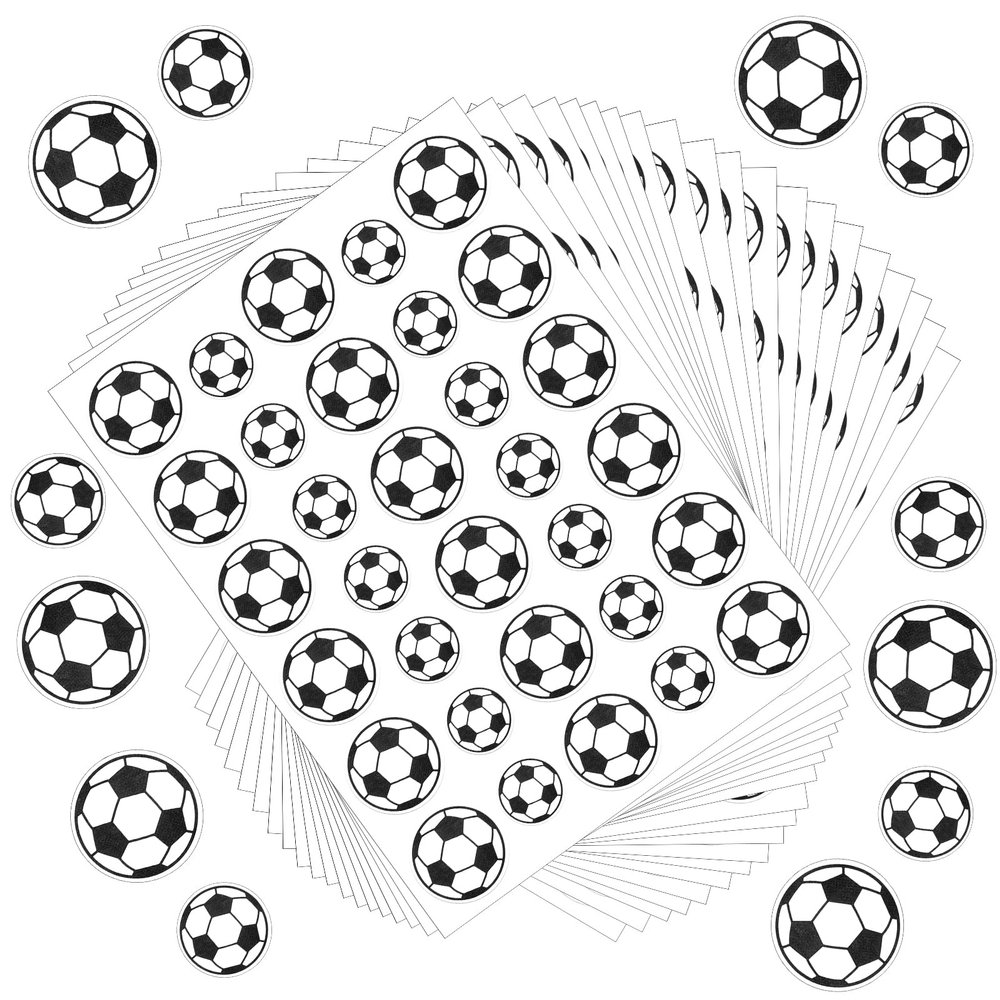 JJUNW 640 Soccer Stickers