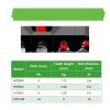 HTD8M Open-Ended Timing Belt, Polyurethane Teeth, 8 mm Transfer Conveyor Belt, Steel Cord, White, Widths 10, 20, 25 (47 mm × 2 m) view 2