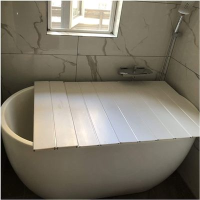 LMMIAOZ Folding PVC Bathtub Tray, White