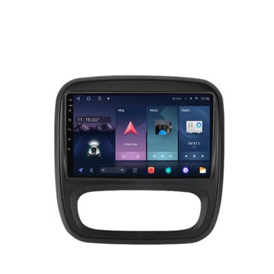 2-DIN GPS Navigator for Renault Trafic 3 (2014–2021), Bluetooth/FM Radio, Mirror Link, USB, AUX, Wi-Fi, 8-Core, 6G+128G