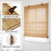 Bamboo Roller Shade - Privacy & UV Protection view 2
