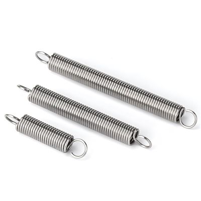 Purzen 304 Stainless Steel Extension Springs Set, 5 Pieces, 1 mm x 8 mm x 40 mm