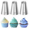 JJUNW 3-Piece Extra Large Piping Nozzle Set view 1