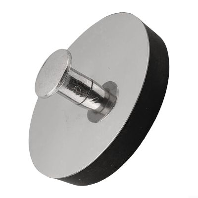 Bathtub Stopper, Stainless Steel Sink and Bathtub Drain Stopper, Rubber for Sink, Bathtub, Kitchen Sink, Silver (M)