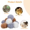 Larrel 12-Pack Faux Fur Pom Poms for Hats view 3