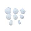 6-Piece One-Hole Silicone Test Tube Stoppers, Perforated Rubber Plugs (17 x 8 mm) view 1
