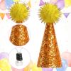 10 Mini Party Hats for Plush Toys view 3