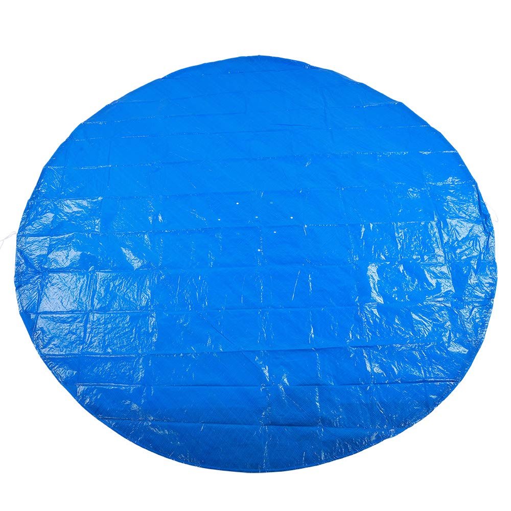 Hapivida Round Pool Cover, Durable PE Cover for Above-Ground Pools, 495 cm Diameter