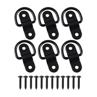 Quick-Install Steel D-Ring Tie-Down Anchors for Trucks, Boats and Garages