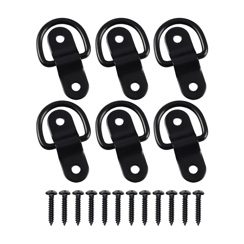Quick-Install Steel D-Ring Tie-Down Anchors for Trucks, Boats and Garages