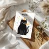 WBdesignz 2-Pack Sarcastic Birthday Cards with Envelopes, Black Cat and Confetti, "WOO.", A6 view 4