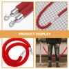 Rope Hooks with Hook, 6-Piece Zinc Alloy Set, Silver view 4