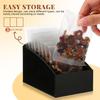 HINTRMENT Acrylic Coffee Holder, 2-Piece Set with 3 Compartments for Coffee Stations view 3