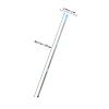 SOESFOUFU Adjustable Metal Replacement Mop Handle, Three-Piece Design view 2