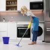 SOESFOUFU Adjustable Metal Replacement Mop Handle, Three-Piece Design view 4
