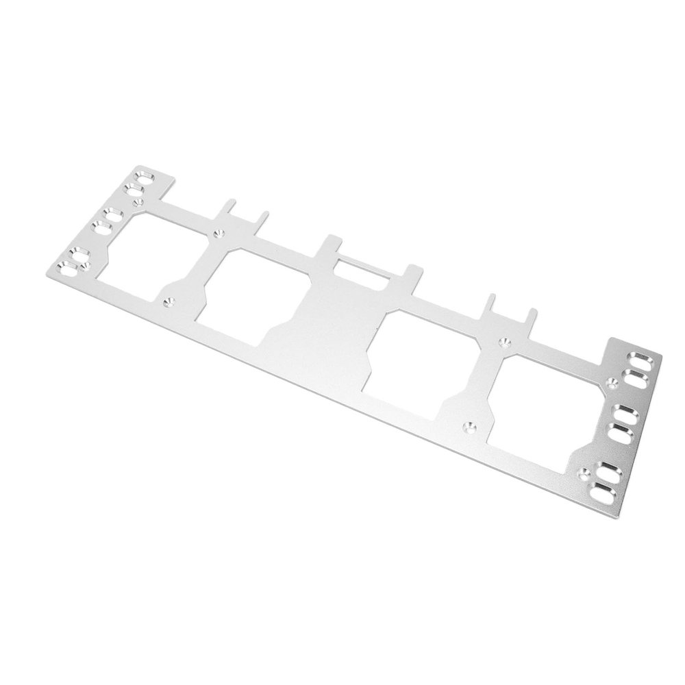 RhineCart Basics Toolbox Aluminum Mounting Plate for Secure Tool Storage, Compatible with -Systems