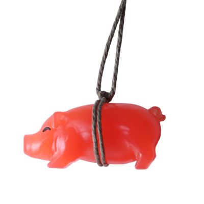 Color-Changing Rearview Mirror Pendant - Cute Pig Interior Decor