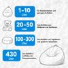 BuBiBag EPS Bean Filling 1L - Premium Styrofoam Beads view 2