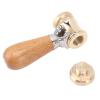 Qcwwy Woodworking Mallet with Brass and Replaceable Plastic Heads view 3