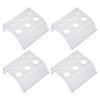 MAJORMENCH Acrylic Pigment Cup Holder with Unique Arc Design - 4 Pieces view 1