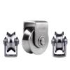 Grooved Rail Wheel, 1-Piece V/U/H Pulley Block, 304 Stainless Steel Roller, Silent Heavy Duty (V 16 mm) view 3
