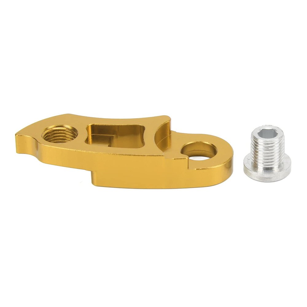 Julihai Bicycle Rear Derailleur Hanger Extension, Aluminum Alloy, Precision CNC-Machined, Gold