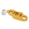 Julihai Bicycle Rear Derailleur Hanger Extension, Aluminum Alloy, Precision CNC-Machined, Gold view 2