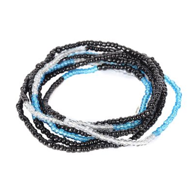 MAJORMENCH Handmade Glass Bead Waist Chain