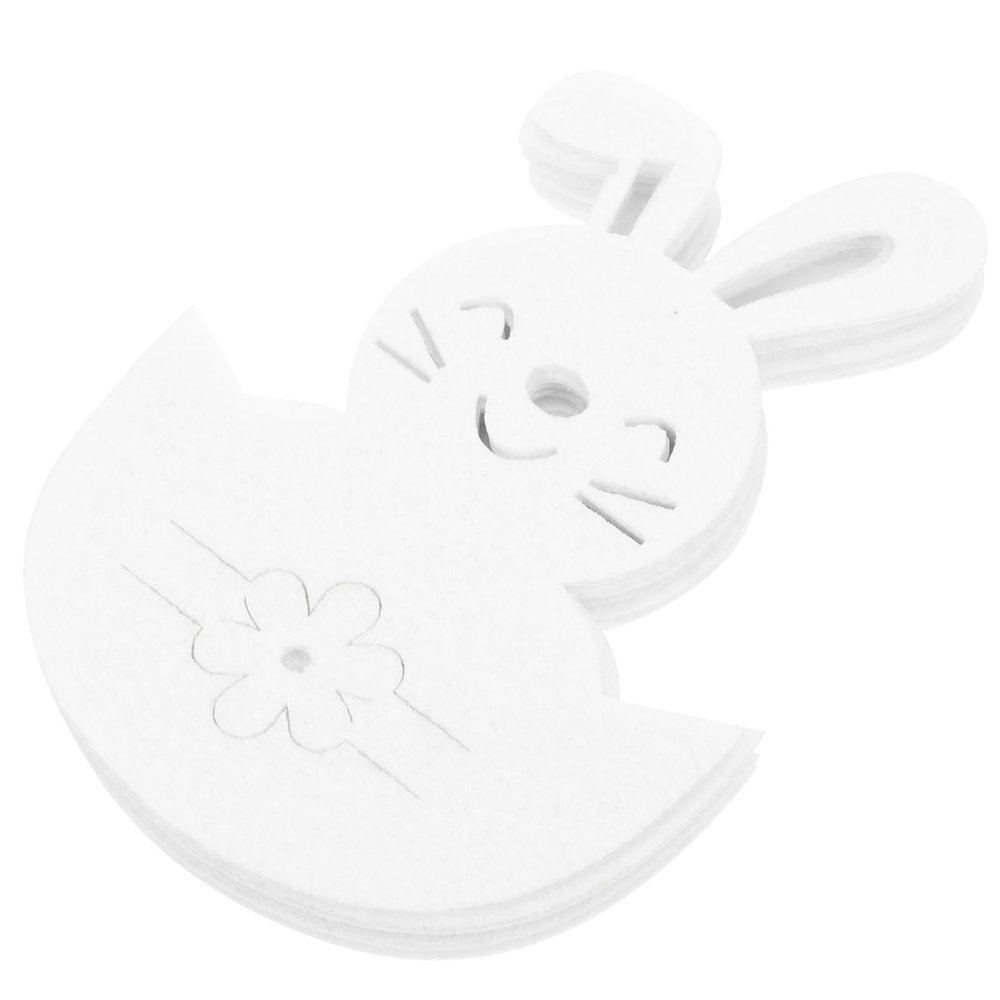 Adorainbow 8-Piece Easter Bunny Cutlery Holders