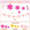 9-Piece Paper Fan Decoration Set view 2