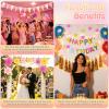 9-Piece Paper Fan Decoration Set view 4