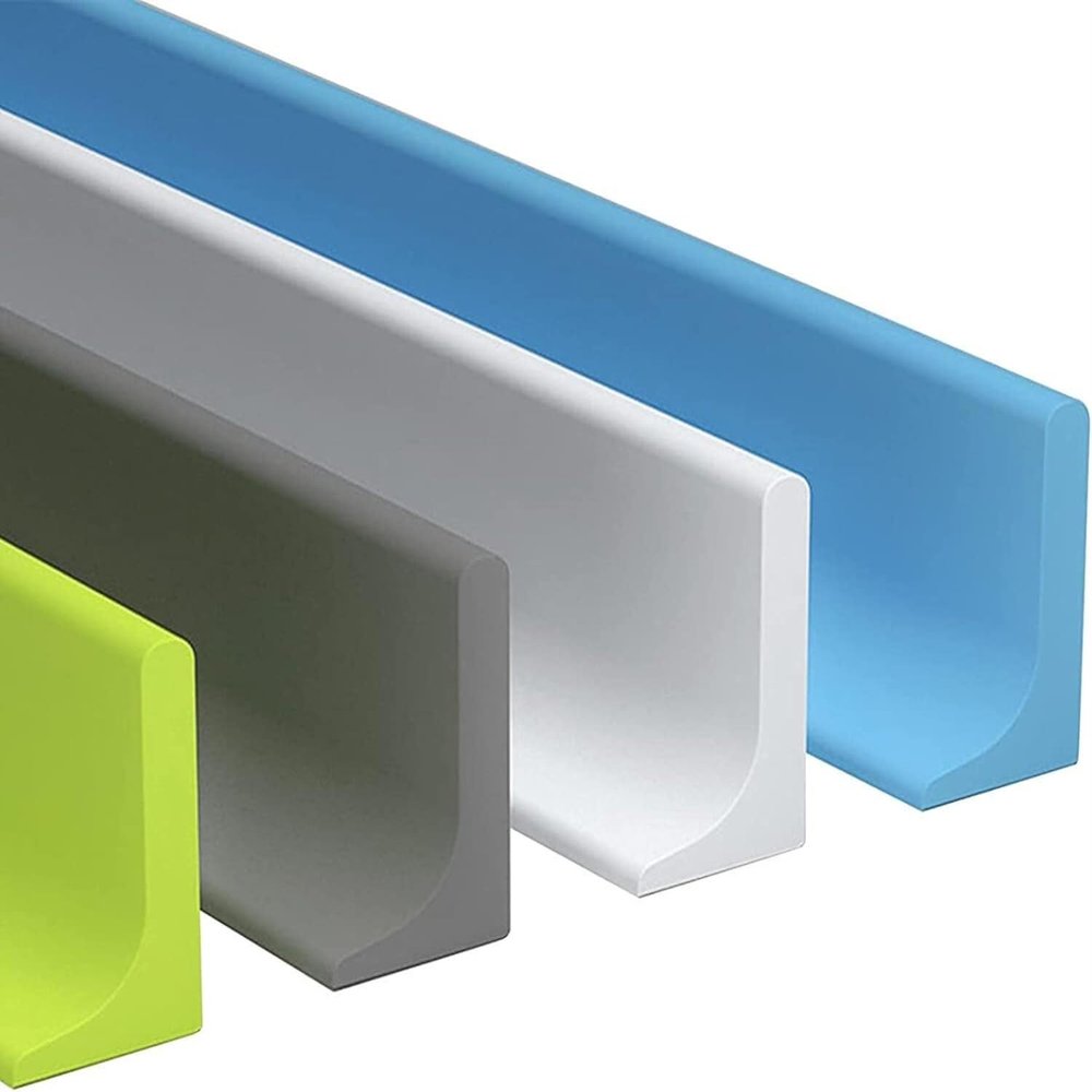 Foldable Silicone Shower Threshold Water Dam, Gray, 1.5 m/59 in