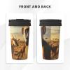 Monkeys in Sunlight Insulated Coffee Tumbler with Lid, Leakproof Stainless Steel Travel Mug view 3